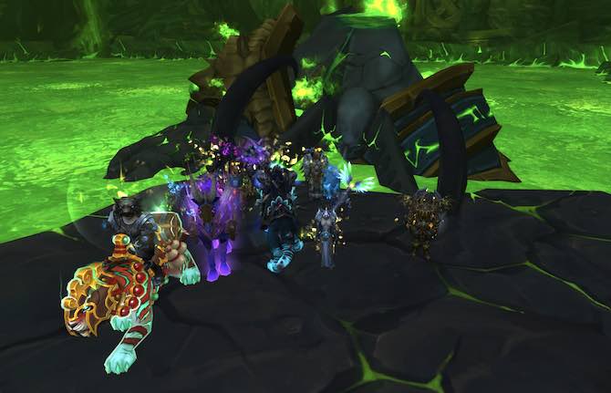 KdM beim Gefallenen Avatar (Grabmal des Sargeras)